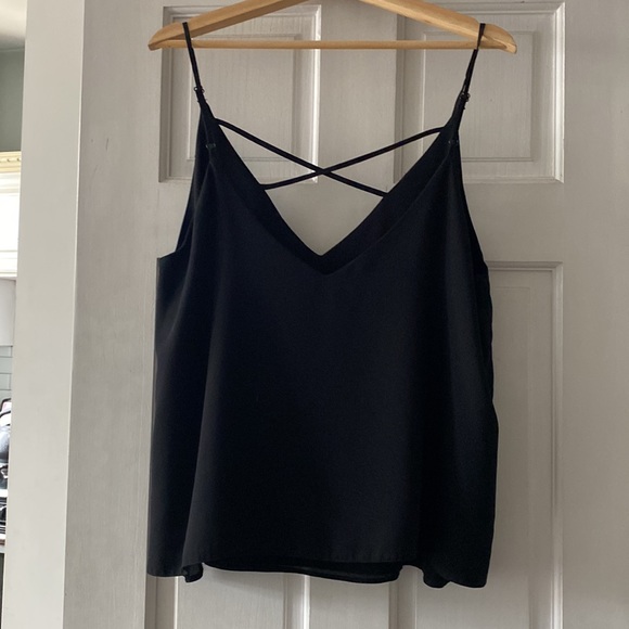ASOS Black Criss Cross Top - Picture 4 of 7